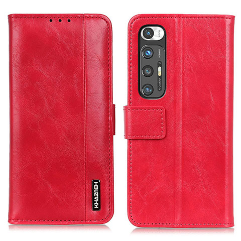 Funda de Cuero Cartera con Soporte Carcasa ML11 para Xiaomi Mi 10S 5G Rojo