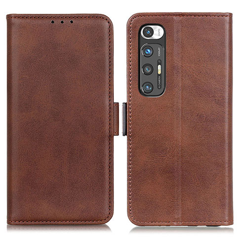 Funda de Cuero Cartera con Soporte Carcasa ML15 para Xiaomi Mi 10S 5G Marron