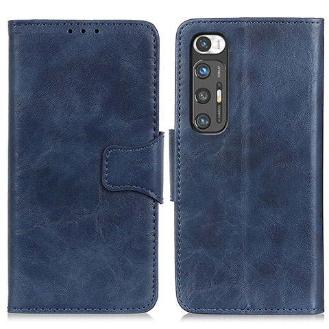 Funda de Cuero Cartera con Soporte Carcasa ML2 para Xiaomi Mi 10S 5G Azul