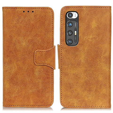 Funda de Cuero Cartera con Soporte Carcasa ML3 para Xiaomi Mi 10S 5G Caqui