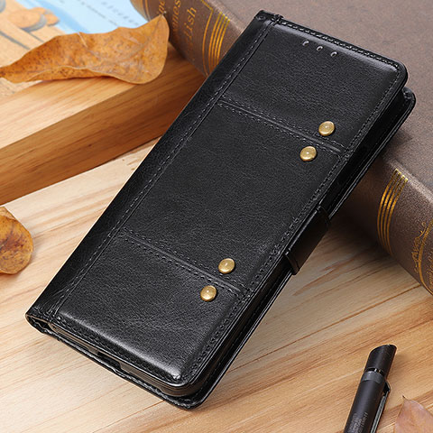 Funda de Cuero Cartera con Soporte Carcasa ML6 para Xiaomi Redmi K40 Pro 5G Negro