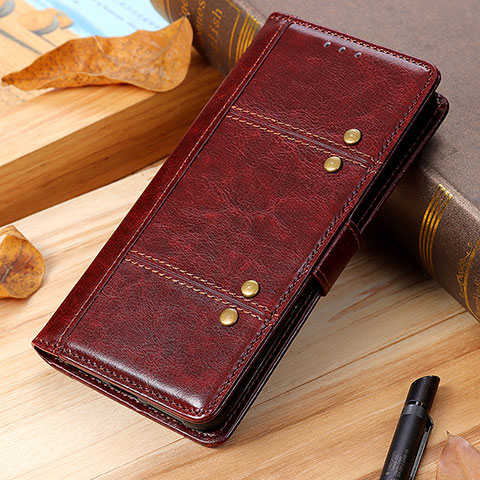 Funda de Cuero Cartera con Soporte Carcasa ML6 para Xiaomi Redmi K40 Pro+ Plus 5G Marron