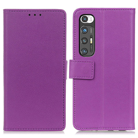 Funda de Cuero Cartera con Soporte Carcasa ML8 para Xiaomi Mi 10S 5G Morado