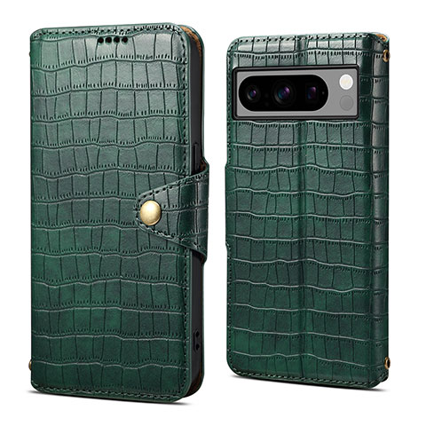 Funda de Cuero Cartera con Soporte Carcasa MT1 para Google Pixel 8 Pro 5G Verde