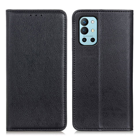 Funda de Cuero Cartera con Soporte Carcasa N01P para OnePlus 9R 5G Negro