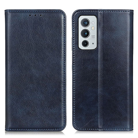 Funda de Cuero Cartera con Soporte Carcasa N01P para OnePlus 9RT 5G Azul