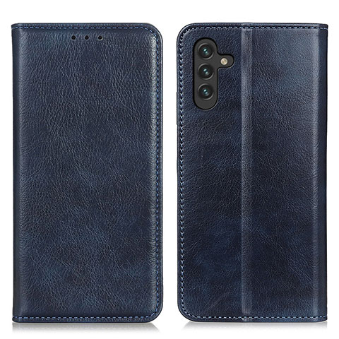 Funda de Cuero Cartera con Soporte Carcasa N01P para Samsung Galaxy A04s Azul