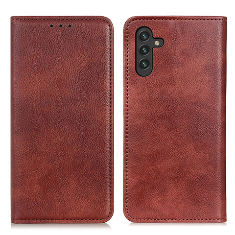 Funda de Cuero Cartera con Soporte Carcasa N01P para Samsung Galaxy A13 5G Marron