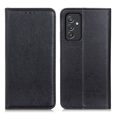 Funda de Cuero Cartera con Soporte Carcasa N01P para Samsung Galaxy A25 5G Negro