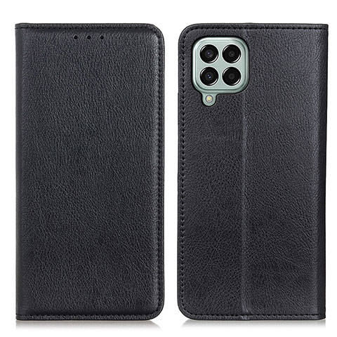 Funda de Cuero Cartera con Soporte Carcasa N01P para Samsung Galaxy M33 5G Negro