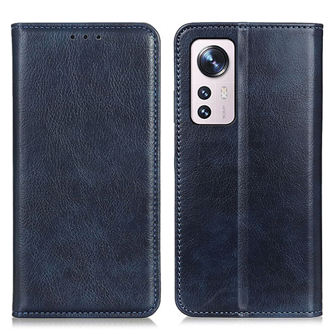 Funda de Cuero Cartera con Soporte Carcasa N01P para Xiaomi Mi 12 Lite 5G Azul