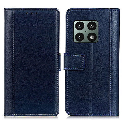 Funda de Cuero Cartera con Soporte Carcasa N02P para OnePlus 10 Pro 5G Azul