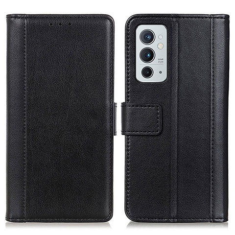 Funda de Cuero Cartera con Soporte Carcasa N02P para OnePlus 9RT 5G Negro