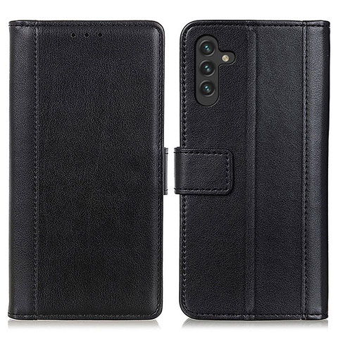 Funda de Cuero Cartera con Soporte Carcasa N02P para Samsung Galaxy A04s Negro