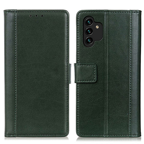 Funda de Cuero Cartera con Soporte Carcasa N02P para Samsung Galaxy A13 4G Verde