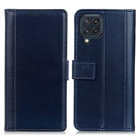 Funda de Cuero Cartera con Soporte Carcasa N02P para Samsung Galaxy M32 4G Azul