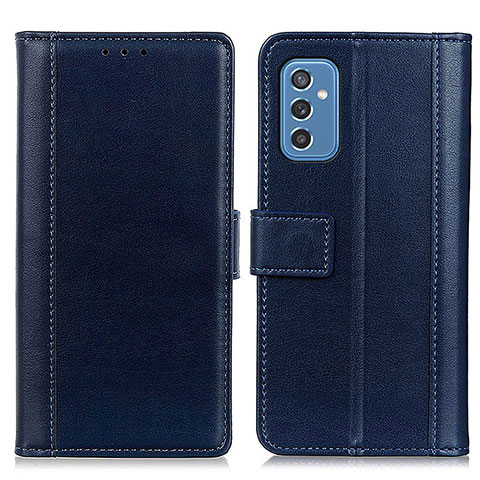 Funda de Cuero Cartera con Soporte Carcasa N02P para Samsung Galaxy M52 5G Azul