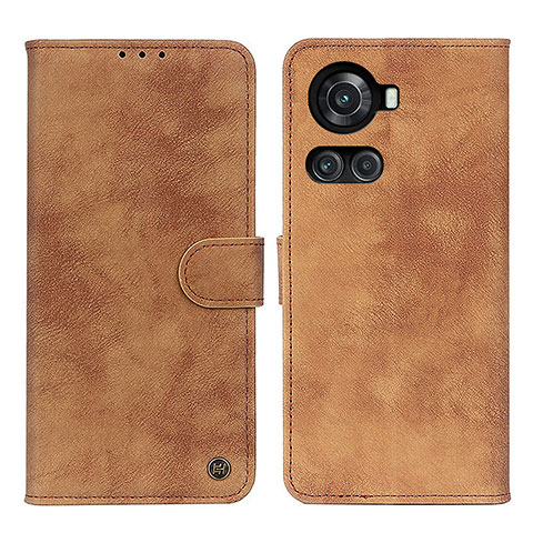 Funda de Cuero Cartera con Soporte Carcasa N03P para OnePlus Ace 5G Marron