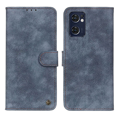 Funda de Cuero Cartera con Soporte Carcasa N03P para OnePlus Nord CE 2 5G Azul