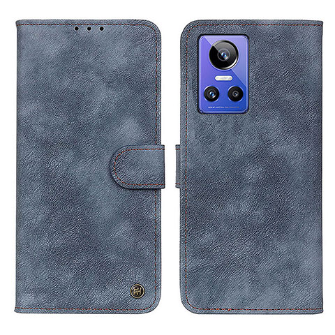 Funda de Cuero Cartera con Soporte Carcasa N03P para Realme GT Neo3 5G Azul