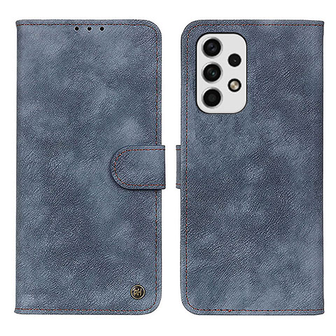 Funda de Cuero Cartera con Soporte Carcasa N03P para Samsung Galaxy A23 4G Azul