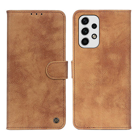 Funda de Cuero Cartera con Soporte Carcasa N03P para Samsung Galaxy A23 4G Marron