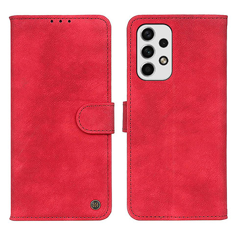 Funda de Cuero Cartera con Soporte Carcasa N03P para Samsung Galaxy A23 4G Rojo