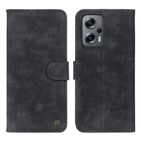 Funda de Cuero Cartera con Soporte Carcasa N03P para Xiaomi Redmi K50i 5G Negro