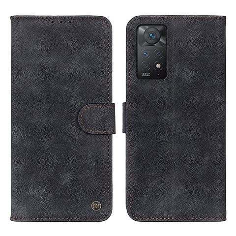 Funda de Cuero Cartera con Soporte Carcasa N03P para Xiaomi Redmi Note 11 Pro 5G Negro