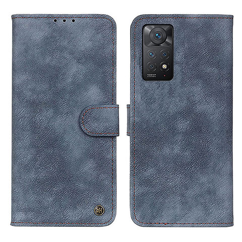 Funda de Cuero Cartera con Soporte Carcasa N03P para Xiaomi Redmi Note 12 Pro 4G Azul