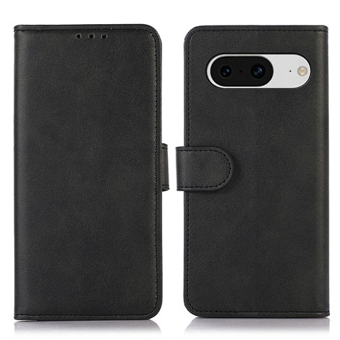 Funda de Cuero Cartera con Soporte Carcasa N04P para Google Pixel 8 5G Negro