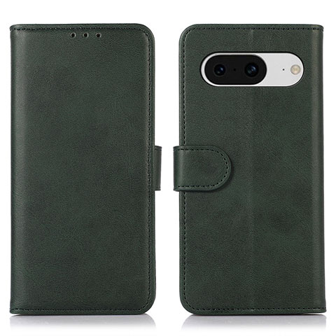 Funda de Cuero Cartera con Soporte Carcasa N04P para Google Pixel 8 5G Verde