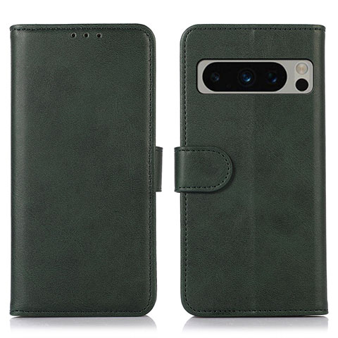 Funda de Cuero Cartera con Soporte Carcasa N04P para Google Pixel 8 Pro 5G Verde