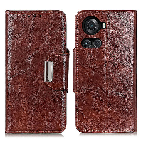 Funda de Cuero Cartera con Soporte Carcasa N04P para OnePlus Ace 5G Marron