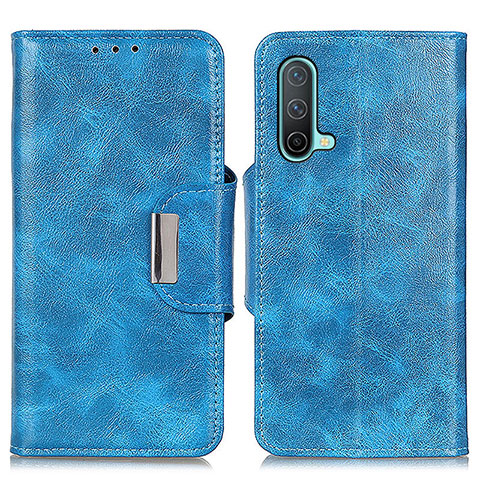 Funda de Cuero Cartera con Soporte Carcasa N04P para OnePlus Nord CE 5G Azul Cielo