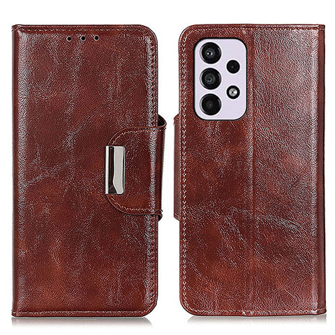 Funda de Cuero Cartera con Soporte Carcasa N04P para Samsung Galaxy A33 5G Marron