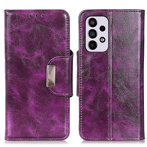 Funda de Cuero Cartera con Soporte Carcasa N04P para Samsung Galaxy A33 5G Morado