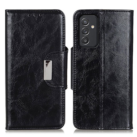 Funda de Cuero Cartera con Soporte Carcasa N04P para Samsung Galaxy A34 5G Negro