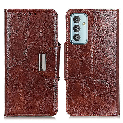 Funda de Cuero Cartera con Soporte Carcasa N04P para Samsung Galaxy F13 4G Marron