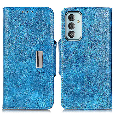 Funda de Cuero Cartera con Soporte Carcasa N04P para Samsung Galaxy M13 4G Azul Cielo