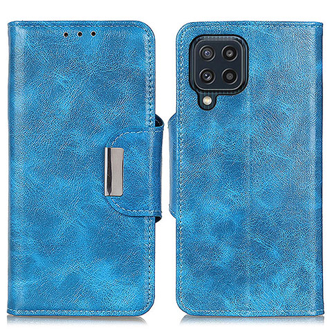 Funda de Cuero Cartera con Soporte Carcasa N04P para Samsung Galaxy M32 4G Azul Cielo