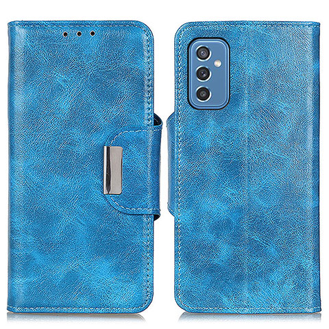 Funda de Cuero Cartera con Soporte Carcasa N04P para Samsung Galaxy M52 5G Azul Cielo