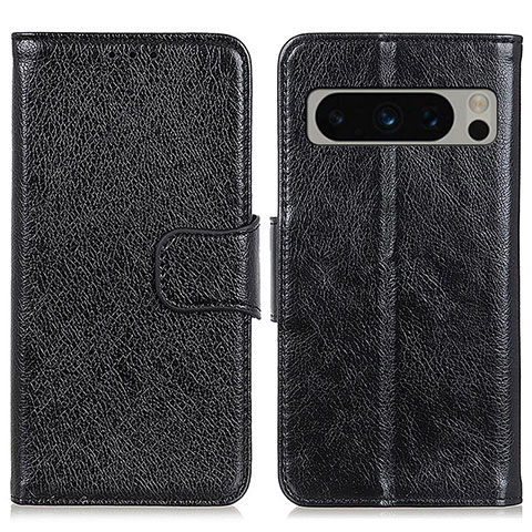 Funda de Cuero Cartera con Soporte Carcasa N05P para Google Pixel 8 Pro 5G Negro