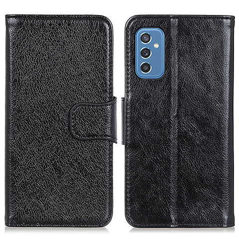 Funda de Cuero Cartera con Soporte Carcasa N05P para Samsung Galaxy M52 5G Negro