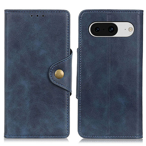 Funda de Cuero Cartera con Soporte Carcasa N06P para Google Pixel 8 5G Azul