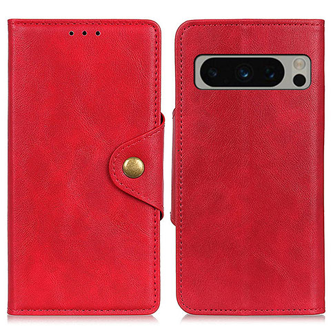 Funda de Cuero Cartera con Soporte Carcasa N06P para Google Pixel 8 Pro 5G Rojo