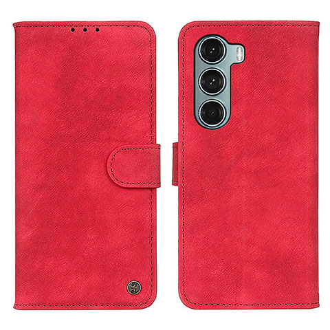 Funda de Cuero Cartera con Soporte Carcasa N06P para Motorola Moto Edge S30 5G Rojo