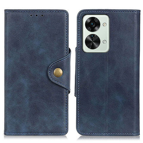 Funda de Cuero Cartera con Soporte Carcasa N06P para OnePlus Nord 2T 5G Azul