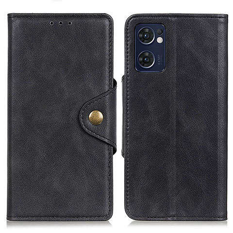 Funda de Cuero Cartera con Soporte Carcasa N06P para OnePlus Nord CE 2 5G Negro