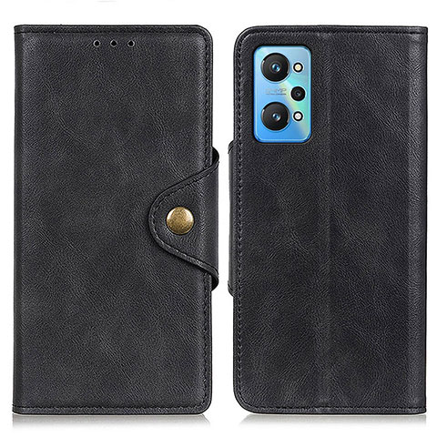 Funda de Cuero Cartera con Soporte Carcasa N06P para Realme GT Neo 3T 5G Negro